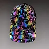 Ethnic Clothing Printed Reflective Baseball Cap European And American Glow-in-the-dark Colorful Cap