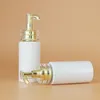 100 ml Goldene Pumpe Haustier Weiß Körpermilchreiniger Shampoo Duschgel Kosmetische Verpackung Flasche