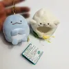 6pcslot Sumikko Gurashi Sanx Corner Bio Plush Toys Keychain Pendants Toy Stuffed Cloak Djur Lovely Bag Xmas Doll Gift7693394