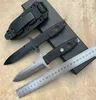 Hot H9205 Outdoor Survival Tactical Straight Knife D2 Stone Wash Blade Full Tang FORPRENE Maniglia Coltelli a lama fissa con Kydex