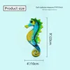 Decorações de jardim 3pcs Metal Seahorse para decoração de jardim esculturas ao ar livre e estátuas em miniatura Ornamentos Animal Jardin Family 220928