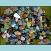 Arts et artisanat 200 g de perles de pierre polie et BK assortis de pierres précieuses mélangées, minéraux de roche, cristal pour la guérison des chakras, agate naturelle Dec Dr Ottd5