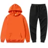 Men's Tracksuits Two Piece Set Casual Fleece Tracksuit Women Winter 2021 Women's Sets Oversized Hooded Long Sleeve Hoodie Sport Pants Lady Suit G220927