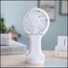 Party Favor Party Favor Usb Mini Wind Power Handheld Fan Convenient And Tra-Quiet Portable Student Office Cute Small Cooling Fans Dro Dhfoa