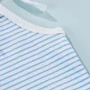 Clothing Sets Born Baby Summer Clothes 2Pcs Set Striped Print Camisole Elastic Waist Shorts For Boys Girls 6M-4T