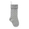 Meias de Natal Presente Knit Santa Elk Socks Xmas adorável bolsa de presente para crianças lareira árvore natal