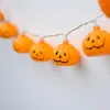 Strings 1/2/3M String Pumpkin 10/20/30 LED Lights Halloween Decoration Warm White Home Accessories