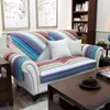 Chair Covers Proud Rose Couch Cover National Style Double-sided Sofa Towel Funda Stripe Armchair Bed Living Room