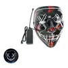 10 Colors Halloween Scary Cosplay Led Light Up EL Wire Horror Mask for Festival Party RRE14601