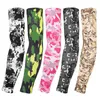 Knee Pads Quick Dry UV Sun Protection Camouflage Arm Sleeves Basketball Fitness Armguards Plus Size Sport Cycling Fishing Warmer Cover