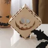 Other Event Party Supplies Halloween Candle Lantern Square Wooden Box Pumpkin Place Decoration Living Room 220929