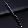 Fountain Pens Majohn A1 Press Infällbar fin nib 0,4 mm metallbläck med omvandlare för att skriva gåvor pennor matt svart 220928