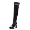 Boots Women Non-slip Waterproof Winter Over The Knee High Platform Long Fashion Ladies Thigh Mujer