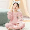 Childrens Designer Pajamas Clothing Sets Autumn and Winter Coral Fleece Shape Outfit2944717