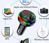 F15 F17 F18 F19 Sändare RGB Ambient Light Bil MP3-spelare Bluetooth 5.0 FM trådlös handsfree-sats 5V 3.1A PD 12W usb c-laddare