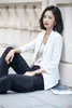 Women's Suits Fashion Casual Office Ladies Lace Blazer Women Jackets White Half Sleeve Slim Female Clothes 2022