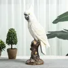 Dekoratif Nesneler Figürinler İskandinav büyük simülasyon papağan dekorasyon reçine kuş modeli papağan heykel bahçe oturma odası sundurma kitaplık masaüstü süsler 220928