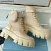 Boots New Style Женские дизайнерские сапоги модные бренд карман с толстым дном Martin