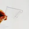 Retail Supplies H4cm Shelf Plastic PVC Price Tag Sign Label Display Holder Supermarket Store Hook Rack 200pcs