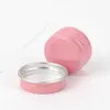 Empty Mini 5g Aluminium Jars Metal Pink Gold Black Silver Sample Lip Balm Cream Mask Tin Case Makeup Container 10000pcs DAW488