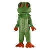 Halloween Green Frog Mascot Costumes Christmas Party Robe Cartoon Characon Carnival Advertising Birthday Party Costume Testume