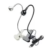 Tischlampen Clip-Halter USB-Power-LED-Schreibtischlampe Flexible Nachttisch-Buch-Licht-Nacht für das Schlafzimmer-Wohnzimmer