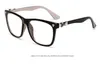 Men Women Fashion Eyeglasses on Frame اسم العلامة التجارية مصممة العلامة التجارية العادية نظارات نظرية بصرية قصر النظر Oculos