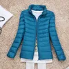 Kadınlar Aşağı Parkas Winter Coat Sonbahar Ultralight Ördek Down Ceket Kadınlar İçin İnce Puffer Ceket Taşınabilir Dış Giyim Rüzgar Down Down Ceket 220929