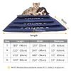 kennels pens Personalisierte Haustierbettmatte, wasserdichte Schlafbetten für Hunde und Katzen, rutschfeste Hundematten für den Innenbereich, kostenloser Namensdruck für kleine große Katzen 220929