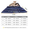 kennels pens Personalized Pet Bed Mat Waterproof Dog Cat Sleeping Beds Non-Slip Indoor Dogs Mats Free Name Print For Small Large Cats 220929