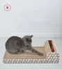 Katzenmöbel-Kratzer, Kratzbrett-Pad, Schleifnägel, interaktives Schutzspielzeug, gewellt, groß, mit Kratzbaum FD14841055 220928