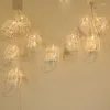 Strings Oversized White Bird Cage LED Garland String Lights Battery Powered Christmas Outdoor Fairy Holiday Gerlyanda