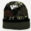 New Fashion Camouflage Hat Cappelli lavorati a maglia ispessiti Cappellino in lana calda ZZB15857