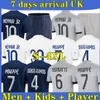 22 23 S-4XL Mbappe Player voetbaljersey Sergio Ramos Maillots de Football 2022 2023 Verratti Marquinhos PSGS Hakimi Kids Kit Shirt Uniformen Maillot voet derde