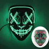 LED-Maske, Halloween-Party, Maske, Maskerade, Masken, Neonlicht, im Dunkeln leuchten, Horror-Maske, leuchtender Masker, 1200 Stück DAJ494