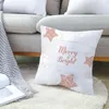Merry Christmas Pillow case Cover Cushion Pillowcases Christmas Decorations For Home elk Snowflake Santa Claus Happy New Year Decor Gift RRB
