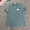 Дизайнерский французский бренд Мужская рубашка-поло Мужская рубашка Спорт Лето Женская тенденция Чистый дышащий Размер S/m/l/xl/xxl/xxxl Цвет Розовый Черный Белый Темно-синий