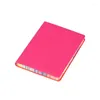 Caderno de capa de capa softwarking Business Travel Journal Ribbon Bookmark 200 páginas Wide forring 6 Colors Office Supplies W3JD
