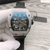 RM010SUPERCLONE WACKES CRISTWATCH DESIGNER Luxury Mens Mechanics Richa Milles RM010 Luminous Scale Diamond Case Skeleton Dial Unisex Me HKRK