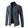 Hommes chandails hommes Cardigan pull à glissière tricoté chaud câble Crochet hiver veste hommes vêtements 220929