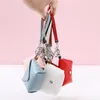 Fashion Ladies PU Leather Mini Coin Purses Card Key Holder Wallet Solid Color Clutch Bag Kids Purses Small Handbag Bag DE803