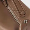 T r Lunchtasche aus Rindsleder Les Bains Tragetaschen Extrem schlichte Handtasche Damenmode im europäischen amerikanischen Stil