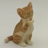 Obiekty dekoracyjne figurki symulacja kotka ozdoby domowe dekoracje kreatywne prezent żywiczny dla kotów meble kota 220928