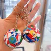 Schmuck Multinationale Flagge Fußball Schlüsselanhänger Fußball Anhänger 2022 Qatar Cup Landesflagge Schlüsselanhänger Souvenirs Geschenke Fantasche Zubehör