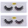 False Eyelashes GROINNEYA 5-20 Pairs 3D Mink Lashes Natural/Thick Long 10-15mm Eye Wispy Makeup Beauty Extension Tools