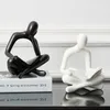 Декоративные предметы статуэтки статуя статуя домашний декор белый модель домашних аксессуаров офис отдел дома ремесла 220928
