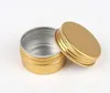 Metalen aluminium flesjes lippenbalsemcontainers 30 g lege potten schroef bovenste blikjes wit goud zwart roze opbergdozen 1960pcs dAJ491