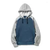 Herrtr￶jor m￤n tr￶jor mode lappt￤cke mens 2022 v￥r h￶st street hip hop manlig casual f￤rgblock tr￶ja harajuku