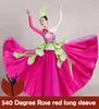 Stage Wear Flamenco Dress Female Long Sleeve Petal Costumes Spanish Bullfight Dance Performance Clothes Ballroom VO1046