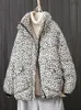 Women's Down Parkas 2022 Newest Luxury Winter Loose Fit Puffer Jacket Women Leopard Print Short Casual Zipper Thicken Warm 90% White Duck Down Coat T220928